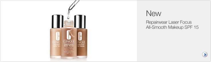 New Clinique Repairwear Laser Focus Makeup